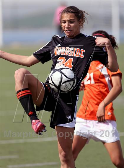 Thumbnail 3 in Santa Teresa vs. Woodside (CIF CCS D1 Final) photogallery.