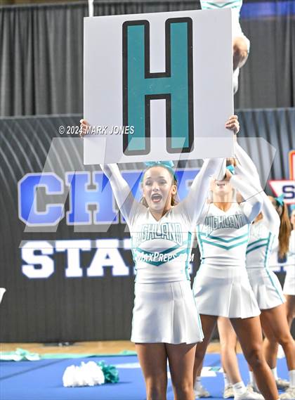Thumbnail 1 in Highland - Cheer Game Day Championships (AIA Division I)  photogallery.