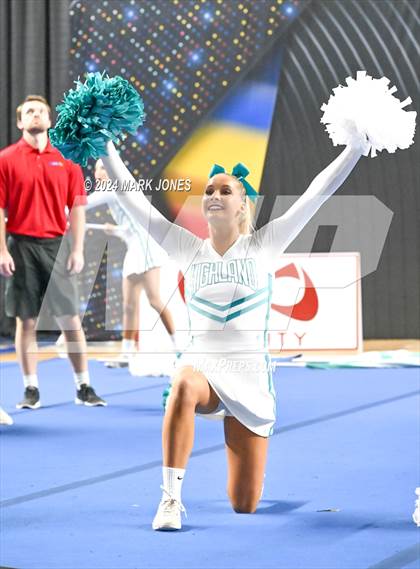 Thumbnail 2 in Highland - Cheer Game Day Championships (AIA Division I)  photogallery.