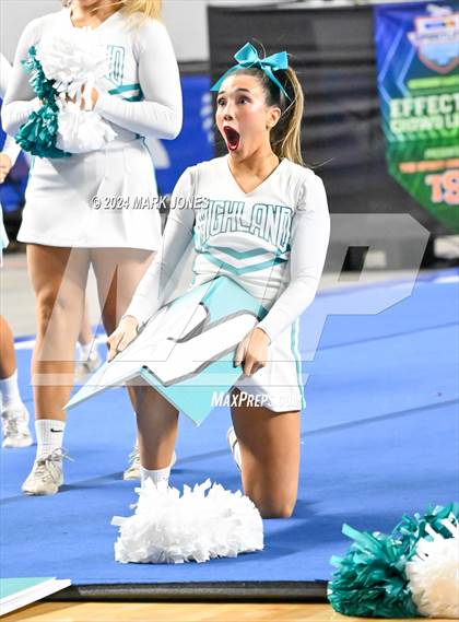 Thumbnail 1 in Highland - Cheer Game Day Championships (AIA Division I)  photogallery.