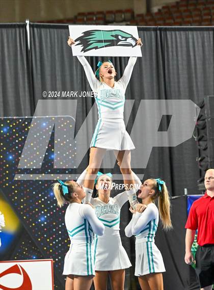 Thumbnail 1 in Highland - Cheer Game Day Championships (AIA Division I)  photogallery.