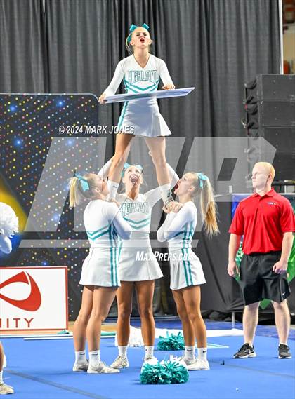 Thumbnail 2 in Highland - Cheer Game Day Championships (AIA Division I)  photogallery.
