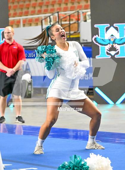 Thumbnail 1 in Highland - Cheer Game Day Championships (AIA Division I)  photogallery.