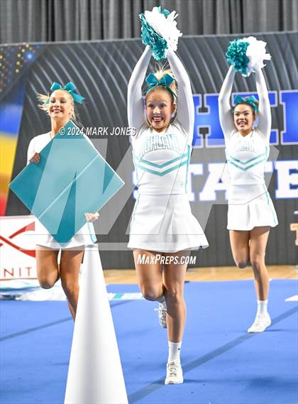 Thumbnail 2 in Highland - Cheer Game Day Championships (AIA Division I)  photogallery.