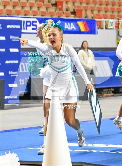Thumbnail 2 in Highland - Cheer Game Day Championships (AIA Division I)  photogallery.