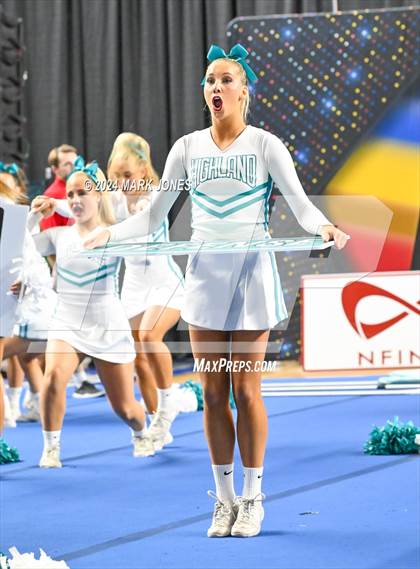 Thumbnail 2 in Highland - Cheer Game Day Championships (AIA Division I)  photogallery.