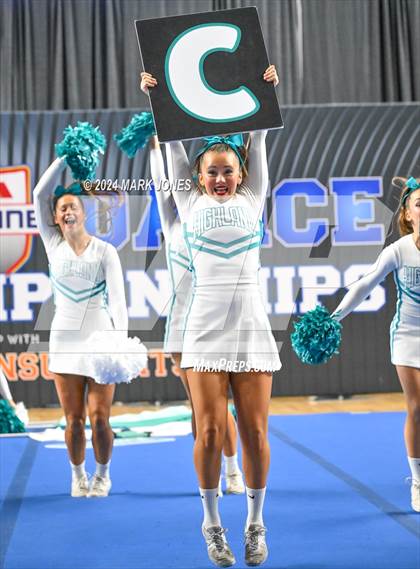 Thumbnail 3 in Highland - Cheer Game Day Championships (AIA Division I)  photogallery.