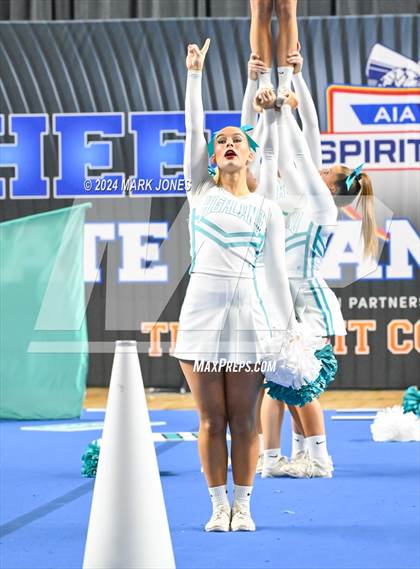 Thumbnail 2 in Highland - Cheer Game Day Championships (AIA Division I)  photogallery.