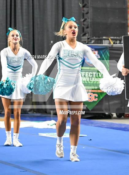 Thumbnail 1 in Highland - Cheer Game Day Championships (AIA Division I)  photogallery.