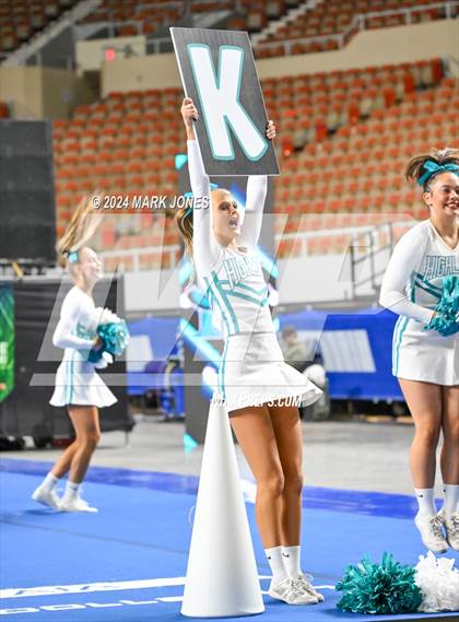 Thumbnail 1 in Highland - Cheer Game Day Championships (AIA Division I)  photogallery.