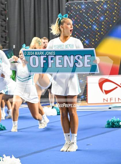 Thumbnail 3 in Highland - Cheer Game Day Championships (AIA Division I)  photogallery.
