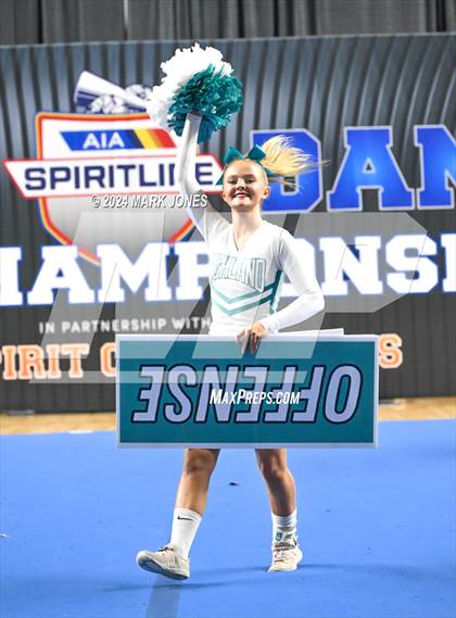 Thumbnail 1 in Highland - Cheer Game Day Championships (AIA Division I)  photogallery.