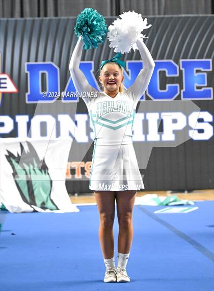 Thumbnail 3 in Highland - Cheer Game Day Championships (AIA Division I)  photogallery.