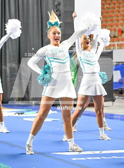 Thumbnail 2 in Highland - Cheer Game Day Championships (AIA Division I)  photogallery.