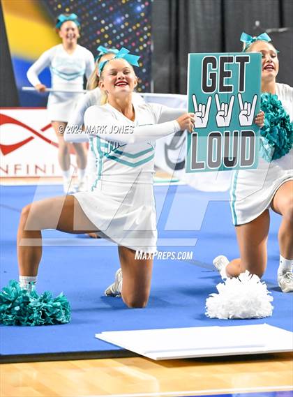 Thumbnail 1 in Highland - Cheer Game Day Championships (AIA Division I)  photogallery.