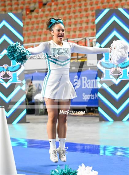 Thumbnail 2 in Highland - Cheer Game Day Championships (AIA Division I)  photogallery.