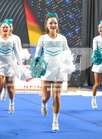 Thumbnail 2 in Highland - Cheer Game Day Championships (AIA Division I)  photogallery.