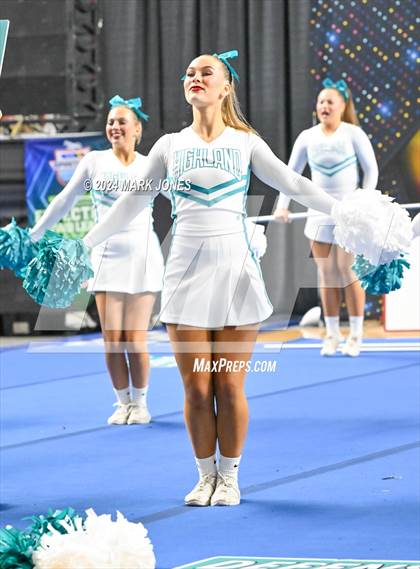 Thumbnail 2 in Highland - Cheer Game Day Championships (AIA Division I)  photogallery.