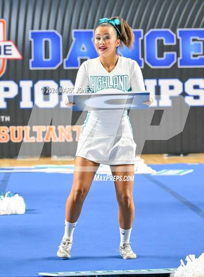 Thumbnail 1 in Highland - Cheer Game Day Championships (AIA Division I)  photogallery.