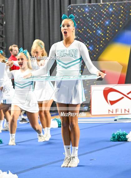 Thumbnail 1 in Highland - Cheer Game Day Championships (AIA Division I)  photogallery.