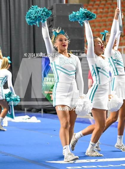 Thumbnail 1 in Highland - Cheer Game Day Championships (AIA Division I)  photogallery.