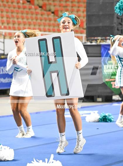 Thumbnail 1 in Highland - Cheer Game Day Championships (AIA Division I)  photogallery.