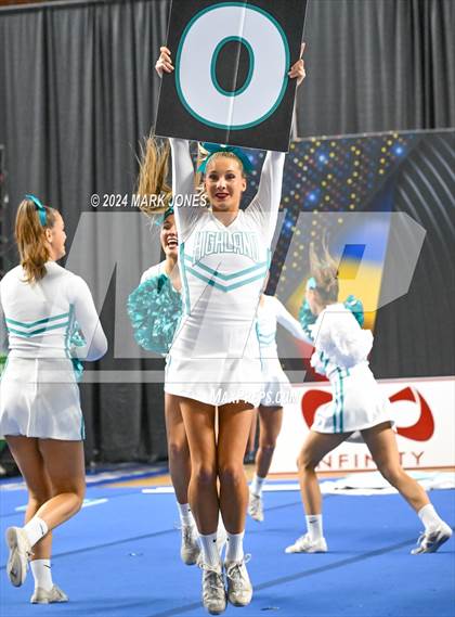 Thumbnail 2 in Highland - Cheer Game Day Championships (AIA Division I)  photogallery.