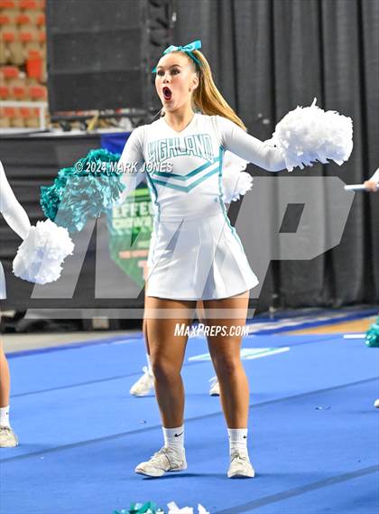 Thumbnail 3 in Highland - Cheer Game Day Championships (AIA Division I)  photogallery.
