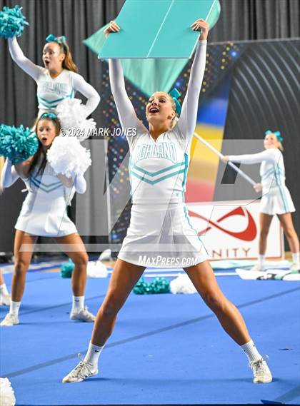 Thumbnail 1 in Highland - Cheer Game Day Championships (AIA Division I)  photogallery.