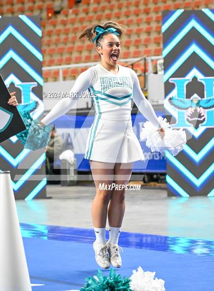 Thumbnail 2 in Highland - Cheer Game Day Championships (AIA Division I)  photogallery.
