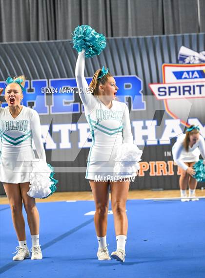 Thumbnail 3 in Highland - Cheer Game Day Championships (AIA Division I)  photogallery.