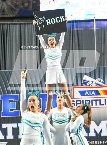 Thumbnail 3 in Highland - Cheer Game Day Championships (AIA Division I)  photogallery.