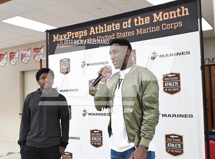 Thumbnail 1 in Marines H. S. Male Athlete of the Month - Kobe Vinegar photogallery.