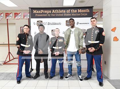Thumbnail 1 in Marines H. S. Male Athlete of the Month - Kobe Vinegar photogallery.