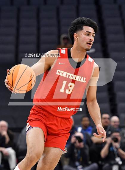Thumbnail 2 in Centennial vs. Oakland Tech (CIF State D2 Final) photogallery.