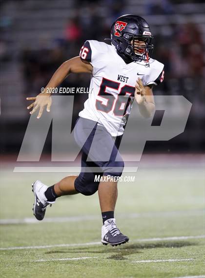 Thumbnail 2 in West vs. Mount Vernon (UIL 3A Area Playoff) photogallery.