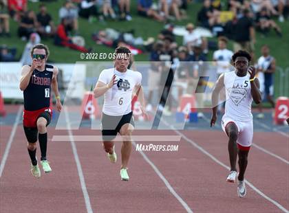 Thumbnail 1 in CIF State Track and Field Championship (Boys 100 Meter) photogallery.