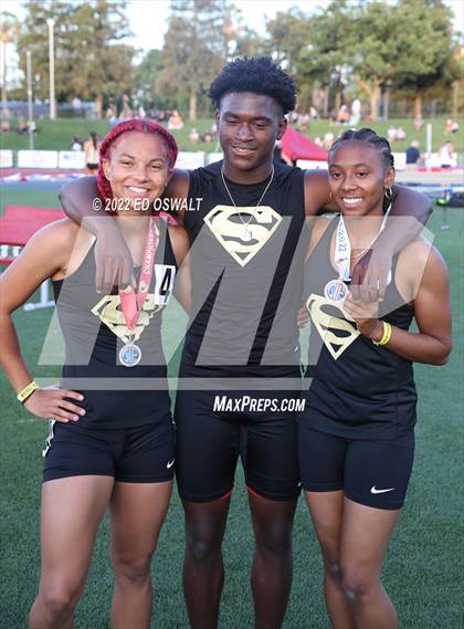 Thumbnail 2 in CIF State Track and Field Championship (Boys 100 Meter) photogallery.