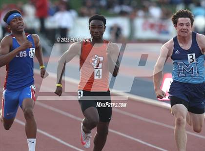 Thumbnail 1 in CIF State Track and Field Championship (Boys 100 Meter) photogallery.
