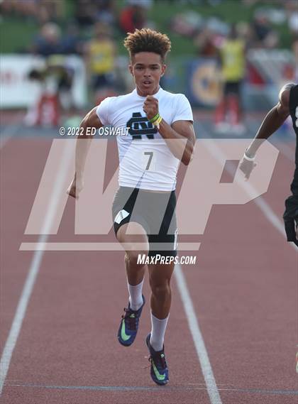 Thumbnail 2 in CIF State Track and Field Championship (Boys 100 Meter) photogallery.
