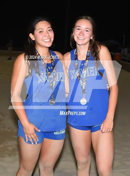 Thumbnail 3 in Xavier College Prep vs. Notre Dame Prep (AIA DI Pairs Finals - Awards) photogallery.