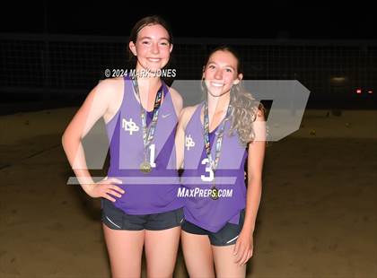 Thumbnail 1 in Xavier College Prep vs. Notre Dame Prep (AIA DI Pairs Finals - Awards) photogallery.
