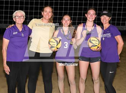Thumbnail 3 in Xavier College Prep vs. Notre Dame Prep (AIA DI Pairs Finals - Awards) photogallery.