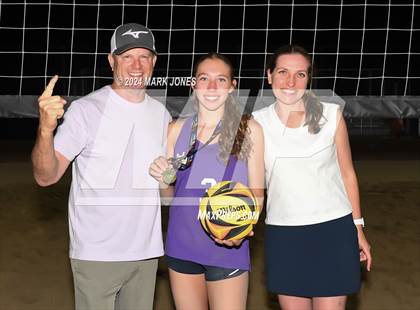 Thumbnail 1 in Xavier College Prep vs. Notre Dame Prep (AIA DI Pairs Finals - Awards) photogallery.