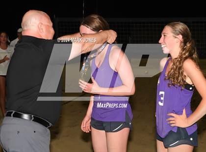 Thumbnail 1 in Xavier College Prep vs. Notre Dame Prep (AIA DI Pairs Finals - Awards) photogallery.