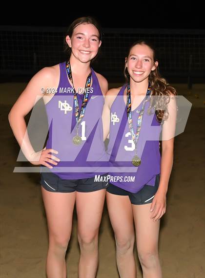 Thumbnail 2 in Xavier College Prep vs. Notre Dame Prep (AIA DI Pairs Finals - Awards) photogallery.