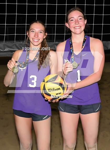 Thumbnail 2 in Xavier College Prep vs. Notre Dame Prep (AIA DI Pairs Finals - Awards) photogallery.
