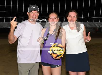 Thumbnail 3 in Xavier College Prep vs. Notre Dame Prep (AIA DI Pairs Finals - Awards) photogallery.