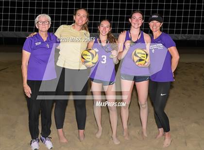 Thumbnail 1 in Xavier College Prep vs. Notre Dame Prep (AIA DI Pairs Finals - Awards) photogallery.