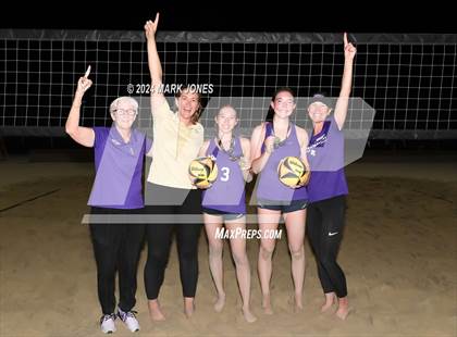 Thumbnail 3 in Xavier College Prep vs. Notre Dame Prep (AIA DI Pairs Finals - Awards) photogallery.